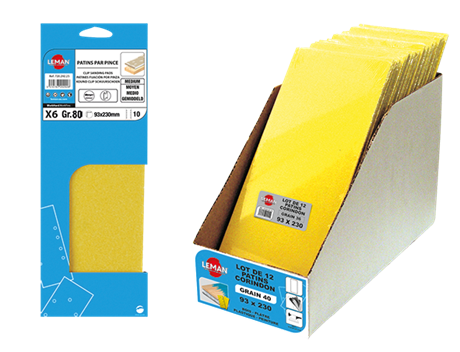SANDING PAPER FOR CLAMP FIXING