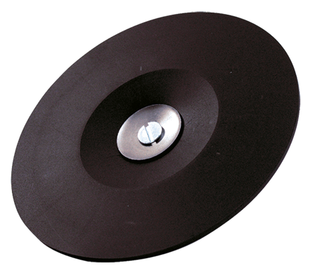 RUBBER GRINDING DISC, 6 MM ROD