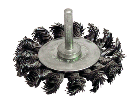 KNOTTED STEEL WIRE CIRCULAR BRUSH