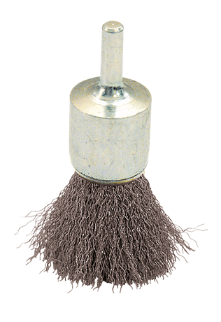BROSSE PINCEAU FIL ACIER ONDULÉ