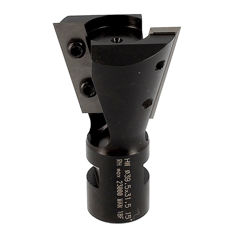 15° DOVETAIL DRILL BIT WITH INSERT