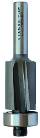 BIASED TRIMMER DRILL BIT + GUIDE
