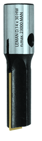 GROOVE DRILL BIT WITH TITANIUM HOOK INSERT