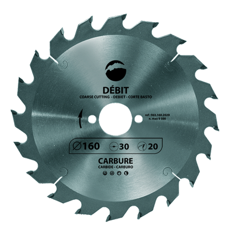 CARBIDE CIRCULAR SAW BLADE FOR PROCESSING WOOD