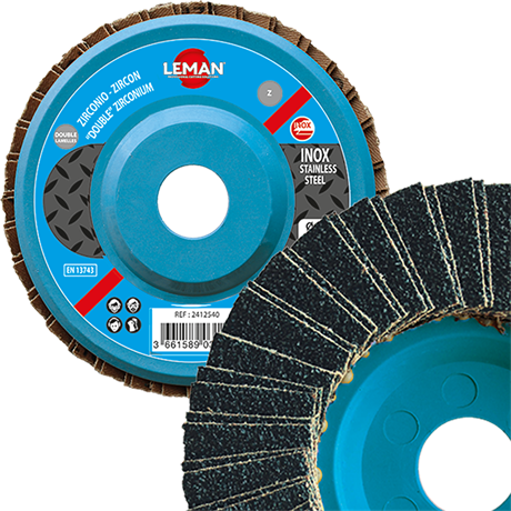 DOUBLE ZIRCONIUM FLAP DISC