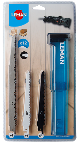 ASSORTIMENT DE 12 LAMES DE SCIE SABRE
