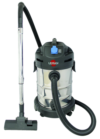 ASPIRATEUR "INOX" SOUFFLEUR EAU ET POUSSIÈRE SYNCHRONISÉ 30 L