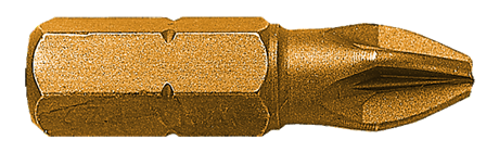 1/4'' SHORT SERIES BIT - POZIDRIV® TITANIUM