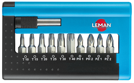 SET 11 PIECES STAINLESS STEEL SCREWDRIVER BIT