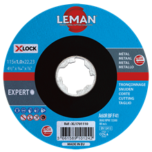 FAST CUTTING DISC, XLOCK SYSTEM FOR STEEL AND STAINLESS STEEL