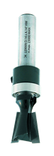 DOVETAIL JOINT DRILL BIT + UPPER GUIDE