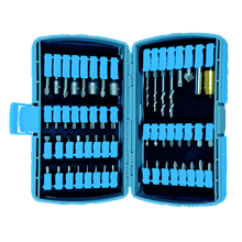 SET PUNTE LEGNO + INSERTI - 56 PEZZI